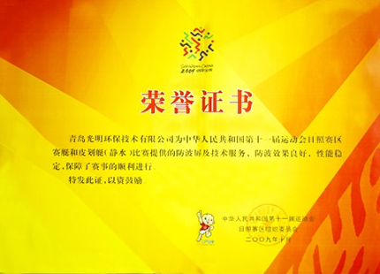 2009荣誉证书